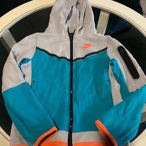 Nike Kids Teal and Gray Jacket